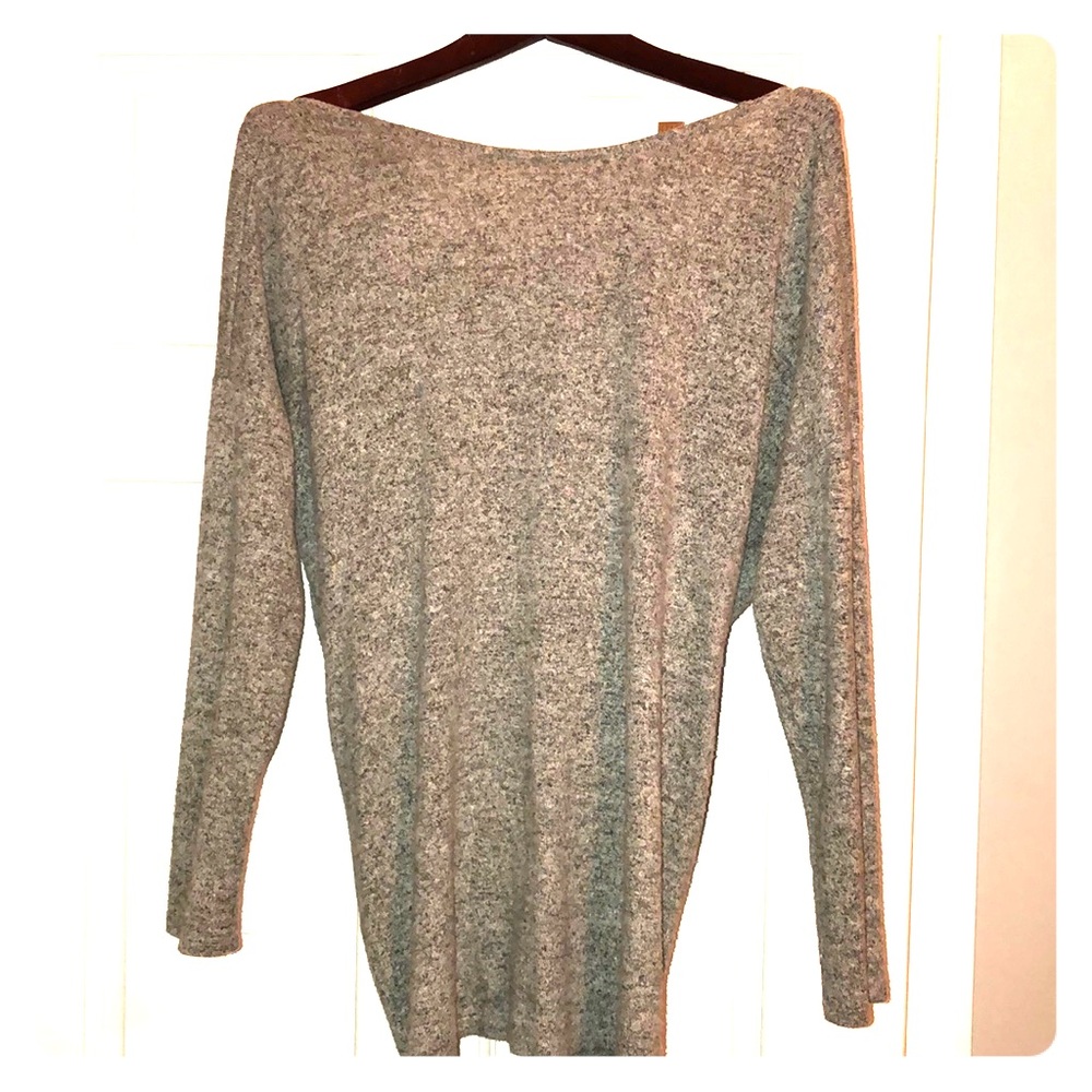 Akira extra  soft long grey sweater